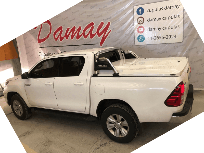 Tapa rigida con jaula antivuelco hilux 2016.2023 Tapa Rígida con Barra Antivuelco Alaskan